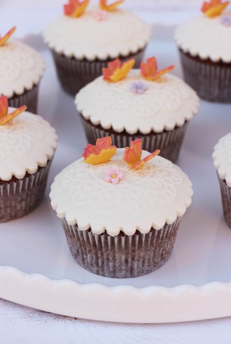 Dekor Cupcake - pillangós